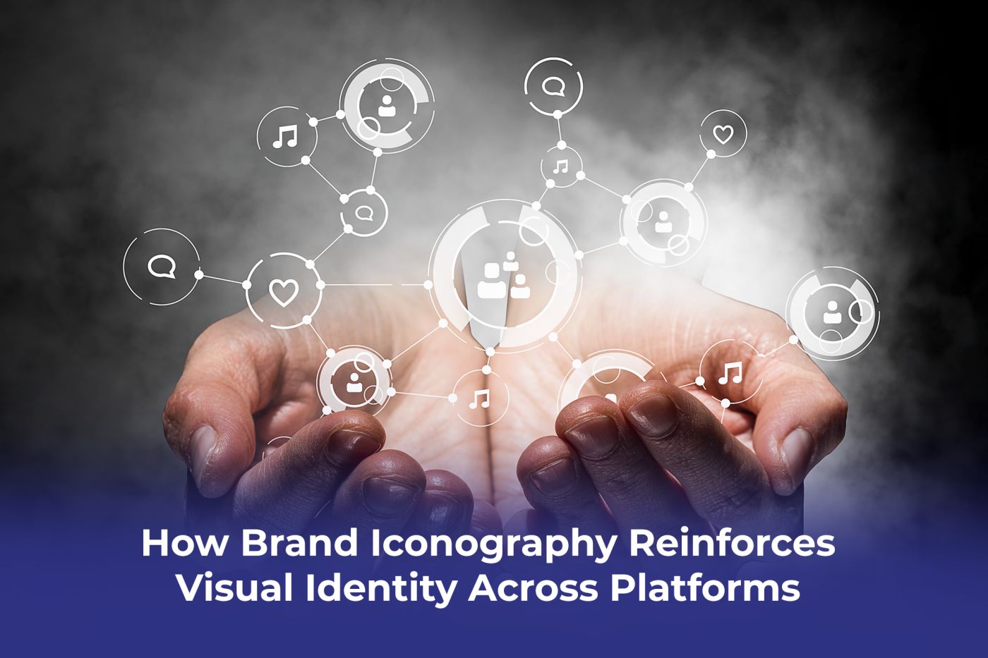 Proton Effect explaining Brand Iconography with visuals that show how symbols and design elements build recognition and trust